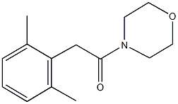 4-[(2,6-dimethylphenyl)acetyl]morpholine Struktur
