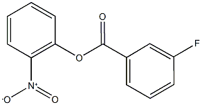 2-nitrophenyl 3-fluorobenzoate Structure