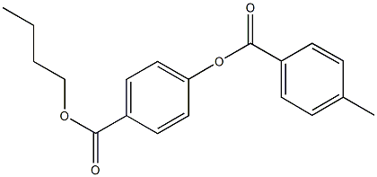 4-(butoxycarbonyl)phenyl 4-methylbenzoate,155380-17-9,结构式