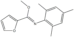 methyl N-mesityl-2-furancarboximidoate Struktur