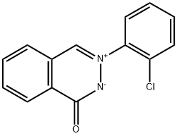 3-(2-chlorophenyl)phthalazin-3-ium-1-olate Structure