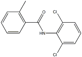 N-(2,6-dichlorophenyl)-2-methylbenzamide 化学構造式