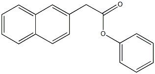 phenyl 2-naphthylacetate Struktur