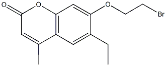 7-(2-bromoethoxy)-6-ethyl-4-methyl-2H-chromen-2-one|