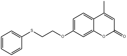 4-methyl-7-[2-(phenylsulfanyl)ethoxy]-2H-chromen-2-one|