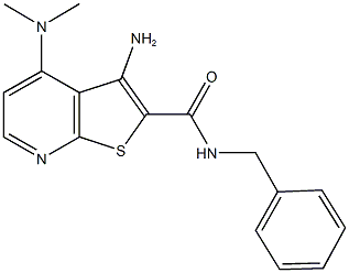 3-amino-N-benzyl-4-(dimethylamino)thieno[2,3-b]pyridine-2-carboxamide|