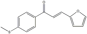 3-(2-furyl)-1-[4-(methylsulfanyl)phenyl]-2-propen-1-one Structure