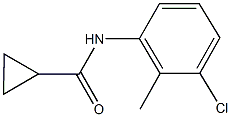 N-(3-chloro-2-methylphenyl)cyclopropanecarboxamide Structure