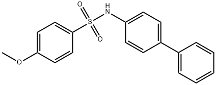 N-[1,1'-biphenyl]-4-yl-4-methoxybenzenesulfonamide Struktur