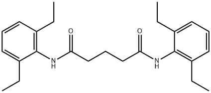 N~1~,N~5~-bis(2,6-diethylphenyl)pentanediamide,160942-42-7,结构式