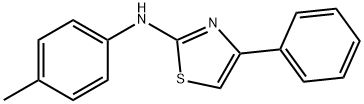 N-(4-methylphenyl)-N-(4-phenyl-1,3-thiazol-2-yl)amine Structure