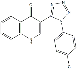 3-[1-(4-chlorophenyl)-1H-tetraazol-5-yl]-4(1H)-quinolinone|