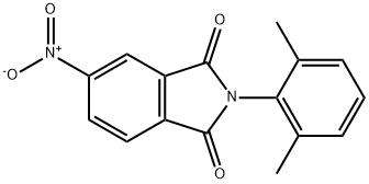 2-(2,6-dimethylphenyl)-5-nitro-1H-isoindole-1,3(2H)-dione 化学構造式