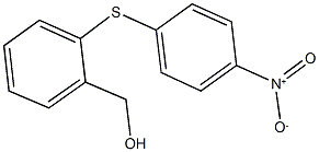 [2-({4-nitrophenyl}sulfanyl)phenyl]methanol Structure