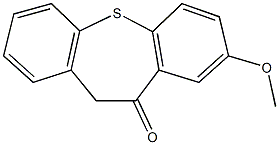 8-methoxydibenzo[b,f]thiepin-10(11H)-one,16219-06-0,结构式