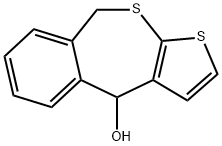 4,9-dihydrothieno[2,3-c][2]benzothiepin-4-ol Struktur