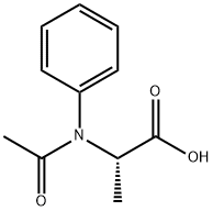 2-(acetylanilino)propanoic acid Struktur