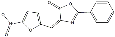 4-({5-nitro-2-furyl}methylene)-2-phenyl-1,3-oxazol-5(4H)-one Structure