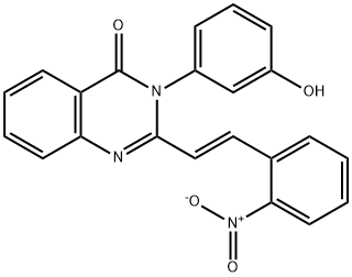 1624273-24-0 2-(2-{2-nitrophenyl}vinyl)-3-(3-hydroxyphenyl)-4(3H)-quinazolinone