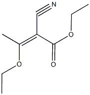 ethyl 2-cyano-3-ethoxy-2-butenoate Structure