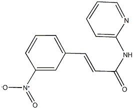 3-{3-nitrophenyl}-N-(2-pyridinyl)acrylamide Structure