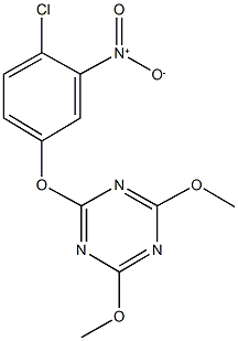 2-{4-chloro-3-nitrophenoxy}-4,6-dimethoxy-1,3,5-triazine|