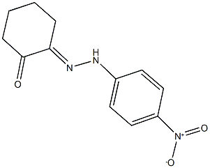 1,2-cyclohexanedione 1-({4-nitrophenyl}hydrazone) Struktur