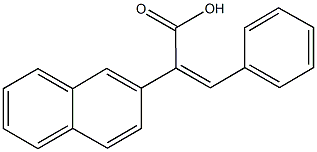 2-(2-naphthyl)-3-phenylacrylic acid Struktur