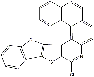 6-chloro[1]benzothieno[2',3':4,5]thieno[2,3-c]naphtho[1,2-f]quinoline,166193-41-5,结构式