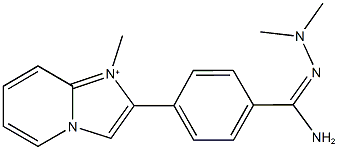 166319-43-3 2-{4-[amino(dimethyl)carbohydrazonoyl]phenyl}-1-methylimidazo[1,2-a]pyridin-1-ium