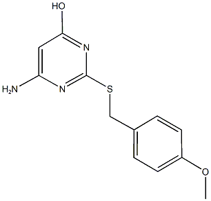 6-amino-2-[(4-methoxybenzyl)sulfanyl]-4-pyrimidinol|