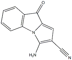 3-amino-9-oxo-9H-pyrrolo[1,2-a]indole-2-carbonitrile Structure