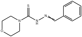 N'-benzylidene-4-morpholinecarbothiohydrazide Structure