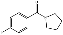 1-[(4-碘苯基)羰基]吡咯烷 结构式