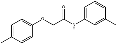 2-(4-methylphenoxy)-N-(3-methylphenyl)acetamide 结构式