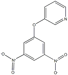 3-{3,5-bisnitrophenoxy}pyridine Structure