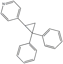 4-(2,2-diphenylcyclopropyl)pyridine Structure