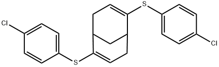 2,6-bis[(4-chlorophenyl)sulfanyl]bicyclo[3.3.1]nona-2,6-diene,168984-24-5,结构式