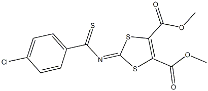 16916-15-7 dimethyl 2-[(4-chlorobenzothioyl)imino]-1,3-dithiole-4,5-dicarboxylate