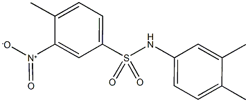 N-(3,4-dimethylphenyl)-3-nitro-4-methylbenzenesulfonamide Structure