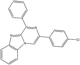 3-(4-chlorophenyl)-1-phenylpyrazino[1,2-a]benzimidazole|