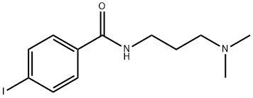 N-[3-(dimethylamino)propyl]-4-iodobenzamide Structure