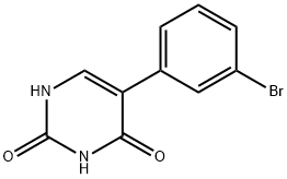 5-(3-bromophenyl)-2,4(1H,3H)-pyrimidinedione Structure