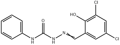 3,5-dichloro-2-hydroxybenzaldehyde N-phenylsemicarbazone Structure