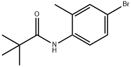 N-(4-bromo-2-methylphenyl)-2,2-dimethylpropanamide 结构式