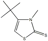 4-tert-butyl-3-methyl-1,3-thiazole-2(3H)-thione,17294-29-0,结构式