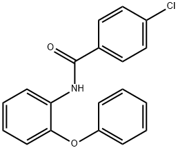 4-chloro-N-(2-phenoxyphenyl)benzamide 结构式