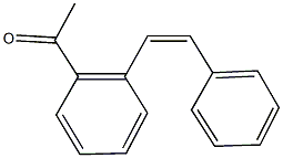 1-[2-(2-phenylvinyl)phenyl]ethanone,173314-05-1,结构式