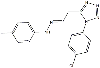 [1-(4-chlorophenyl)-1H-tetraazol-5-yl]acetaldehyde (4-methylphenyl)hydrazone,173374-51-1,结构式