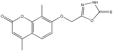 174137-46-3 4,8-dimethyl-7-[(5-thioxo-4,5-dihydro-1,3,4-oxadiazol-2-yl)methoxy]-2H-chromen-2-one